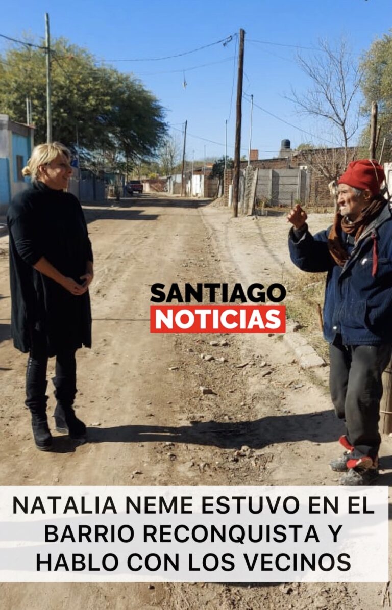 NATALIA NEME ESTUVO EN EL BARRIO RECONQUISTA Y HABLO CON LOS VECINOS