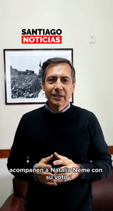 LUIS NAIDENOFF BRINDÓ SU APOYO A NATALIA NEME Y A TODOS LOS CANDIDATOS DE JUNTOS POR EL CAMBIO DESDE REDES SOCIALES.