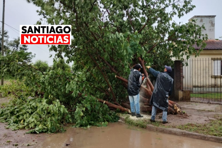 Ciudad de Fernández: «el tornado nos dejó gravisimos problemas»