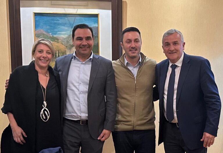 Natalia Neme se reunió con Petri, Morales y Valdés