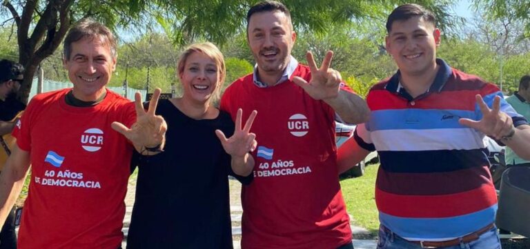 Petri y Naidenoff se reunieron con Natalia Neme, el presidente de la JR, diputados, concejales y militantes de la UCR