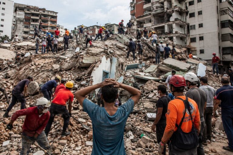 Aumentó a 3.685 la cifra de muertos por el doble terremoto en Venezuela