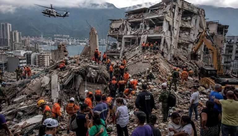 Terremotos en Venezuela: ya son 3.535 los muertos y más de 16.700 los heridos.